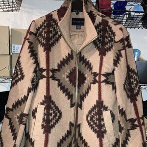 Pendleton Women's Wool Blend Walker Coat Tan Size S/ M/ L/ XL New